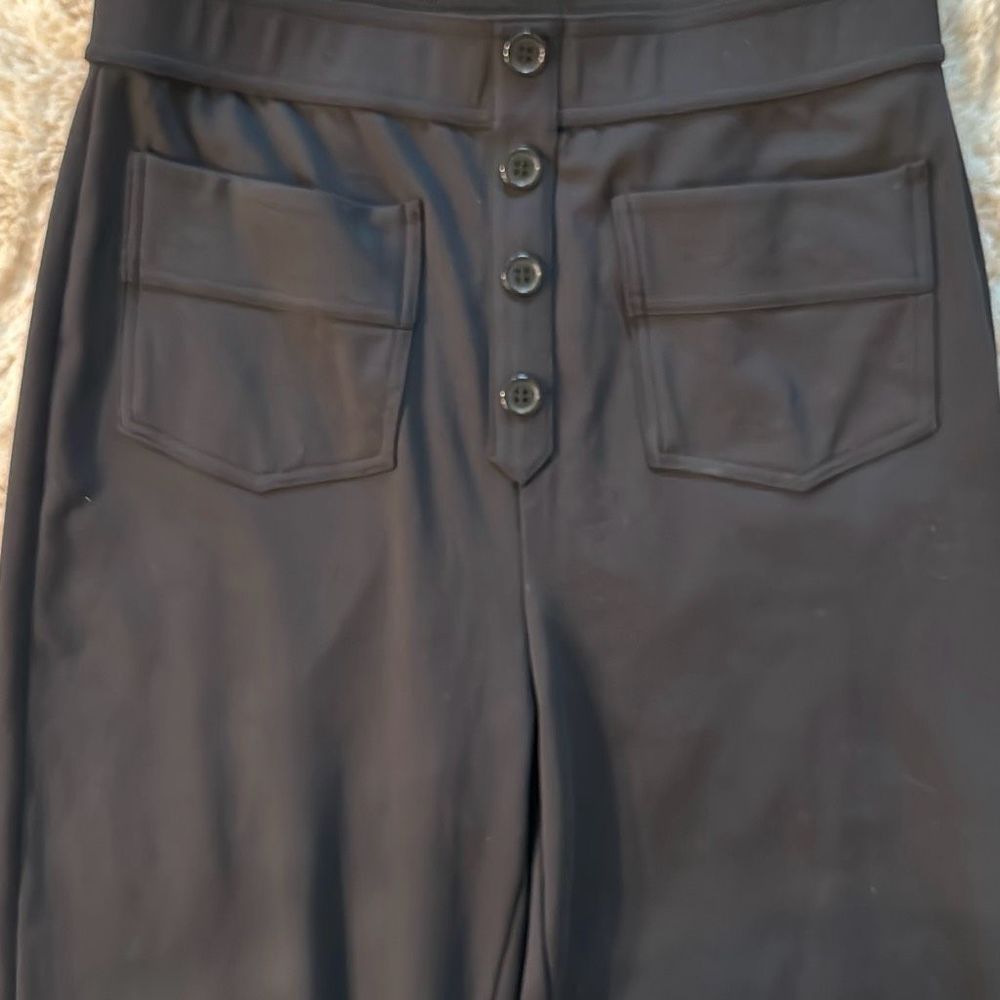 Halara High Waisted Straight Leg Pants Black Size M - Picture 9 of 10